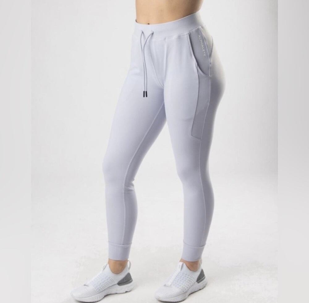 Alphalete Premium V2 Joggers Halogen Bue Women's Size XS